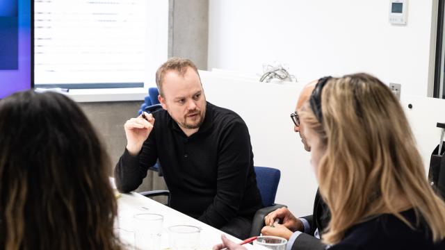 people working together