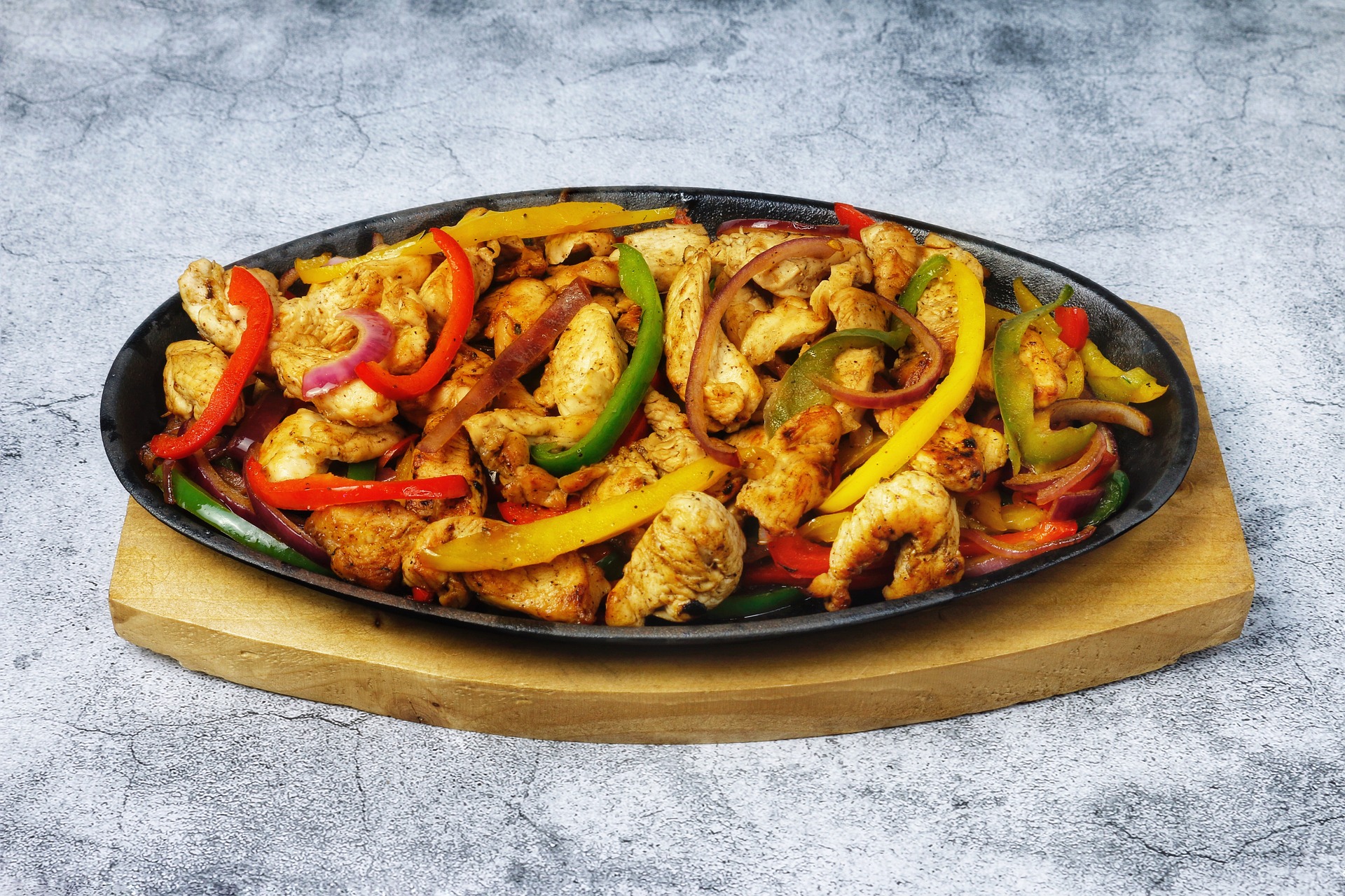 Healthy fajitas